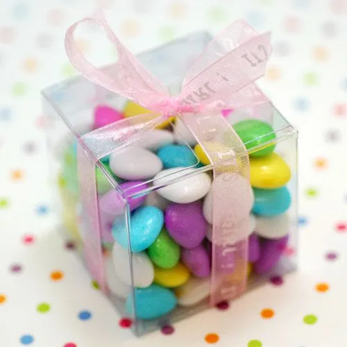 10 Pack of 7cm Clear PVC Plastic Folding Packaging