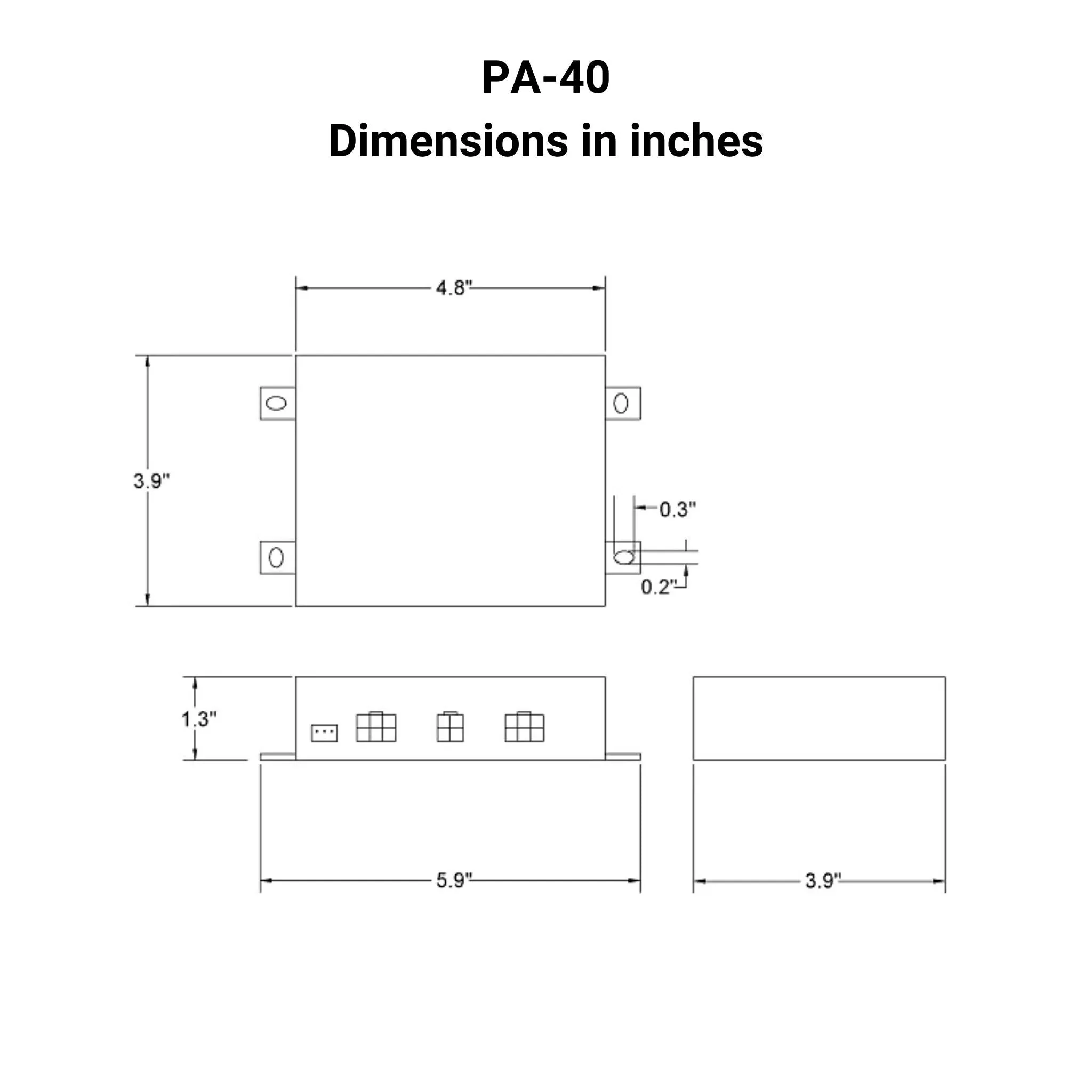 12 VDC - Synchronized Dual Hall Effect Actuator Control - 20A - Wireless Remotes
