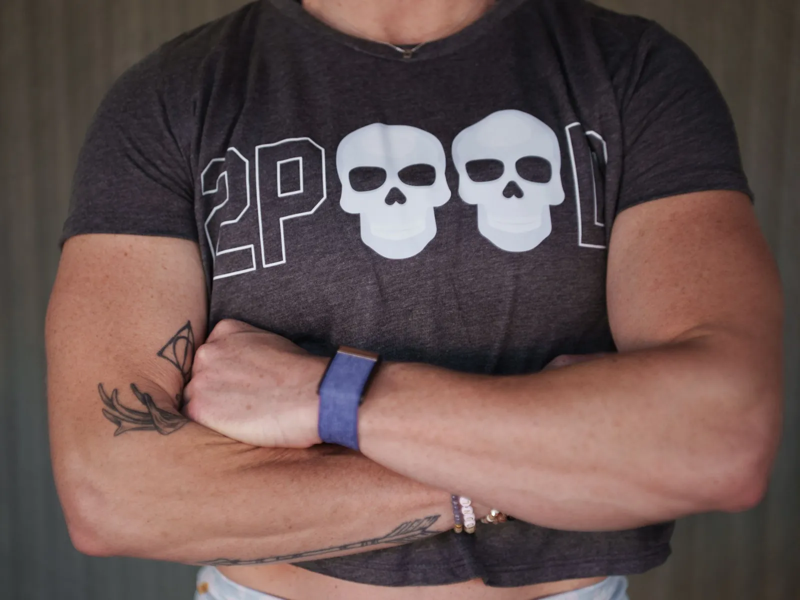 2POOD Skull Crop Top