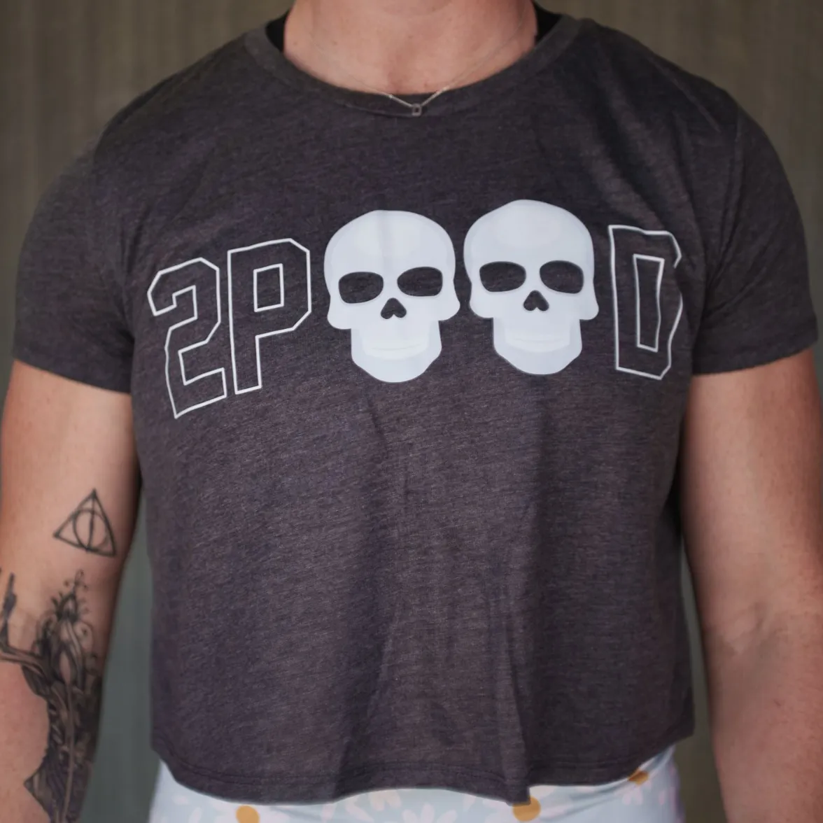 2POOD Skull Crop Top