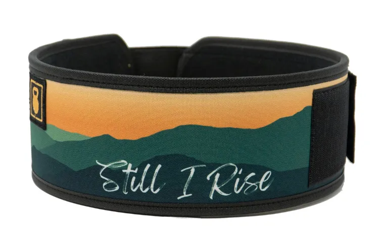 2POOD Still I Rise by Fee Saghafi 4" Weightlifting Belt