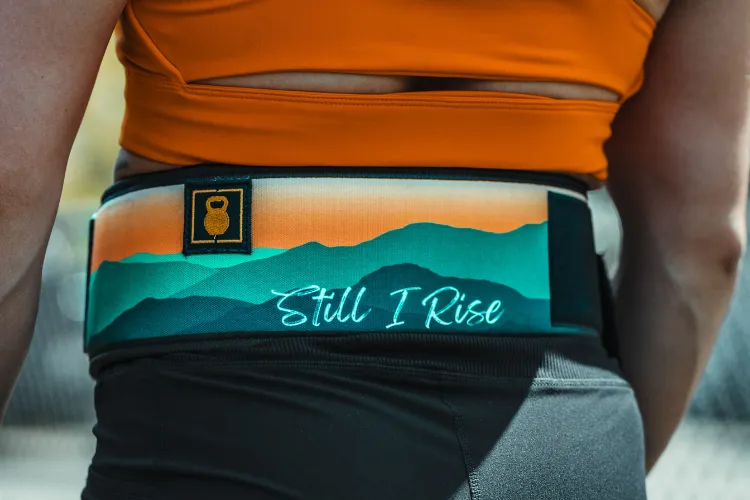 2POOD Still I Rise by Fee Saghafi 4" Weightlifting Belt