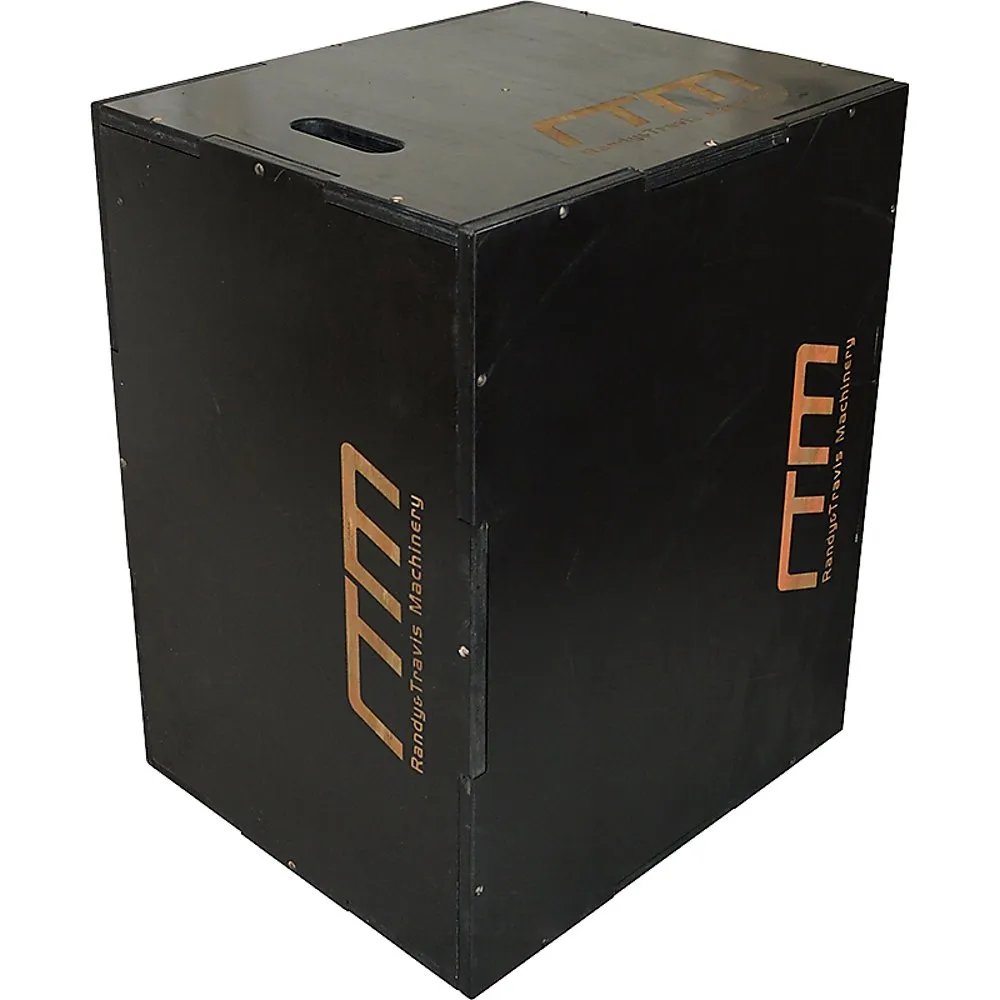 3 IN 1 Black Wood Plyo Games Plyometric Jump Box