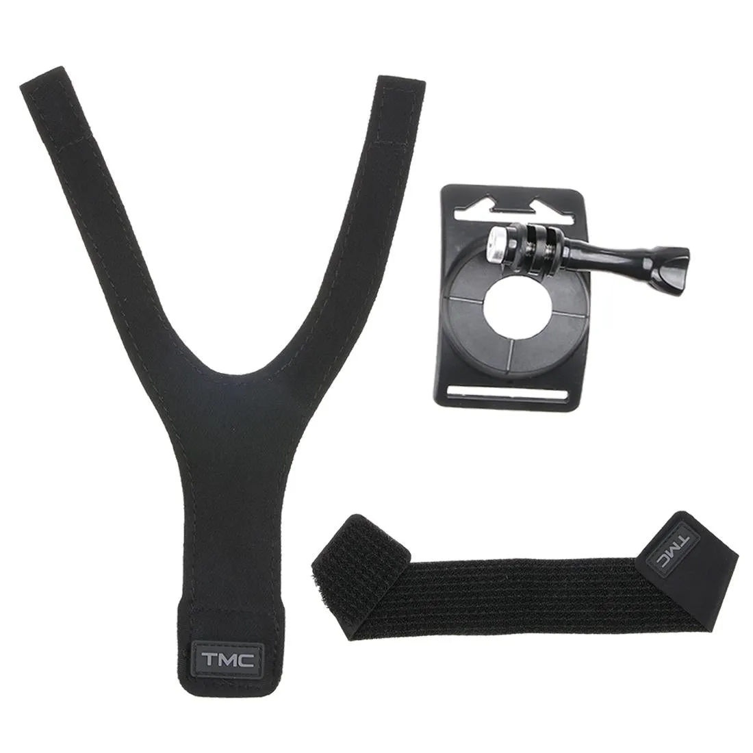 360 Degree Rotation Mount for Gopro Insta360 Dji Action Cameras - 3-in-1 Straps for Hand Wrist Arm Leg