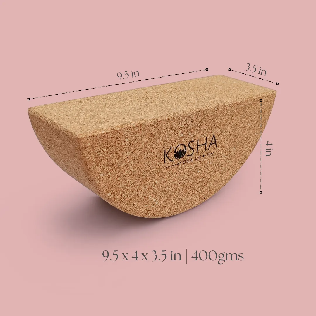 Balance Block: Semi Circle Yoga Brick