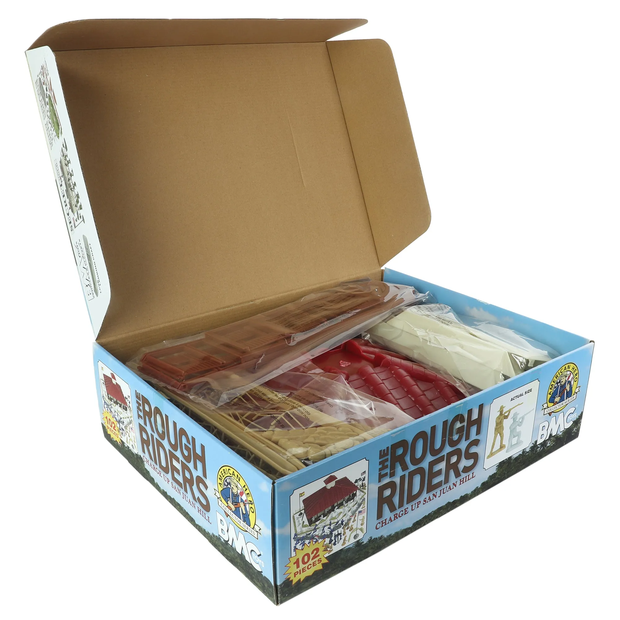 BMC The Rough Riders Charge Up San Juan Hill - 102pc Boxed Playset