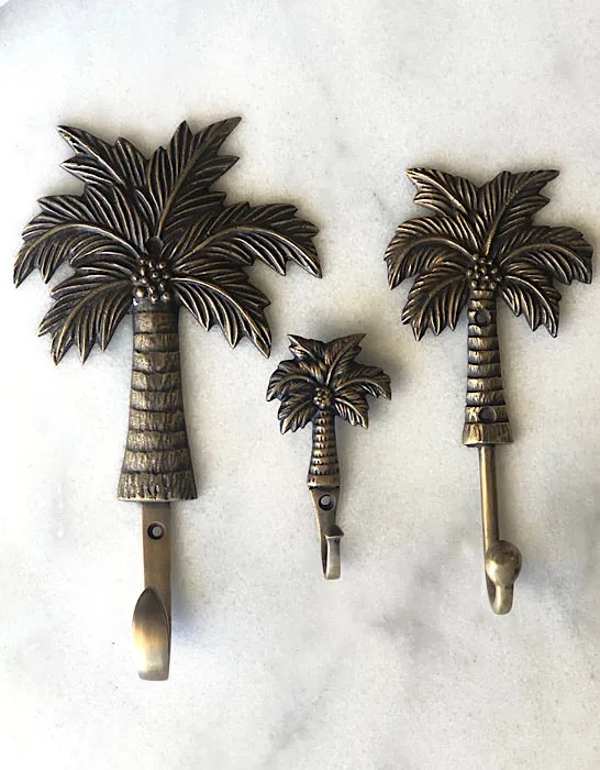 Brass Coconut Tree Hooks