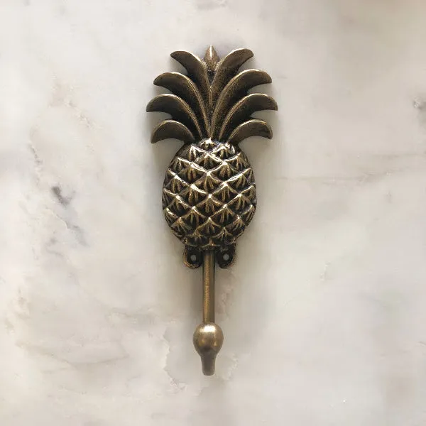 Brass Pineapple Hooks.