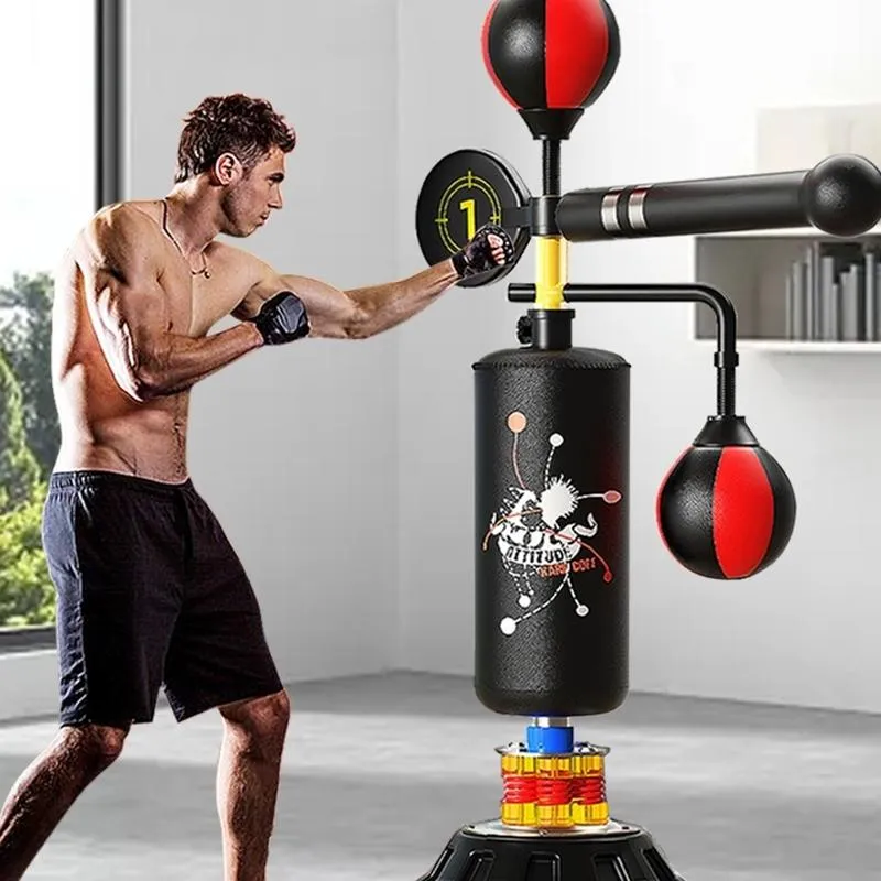 Children Adult Reaction Ball Rotation Training Equipment - Adult Model Black