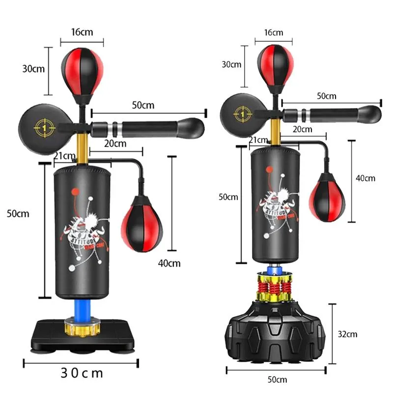 Children Adult Reaction Ball Rotation Training Equipment - Children Model Black Universe