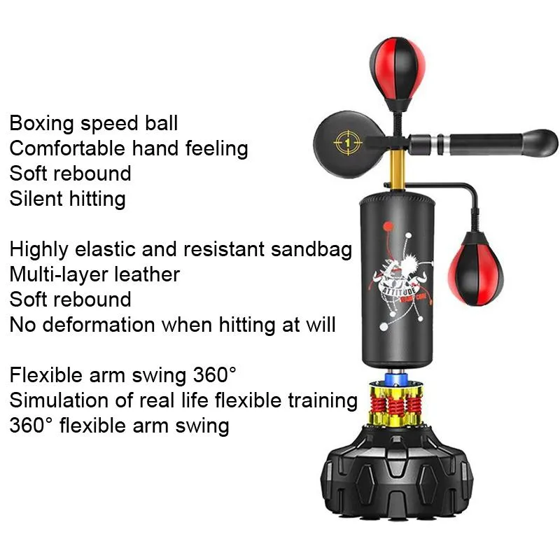 Children Adult Reaction Ball Rotation Training Equipment - Children Model Black Universe