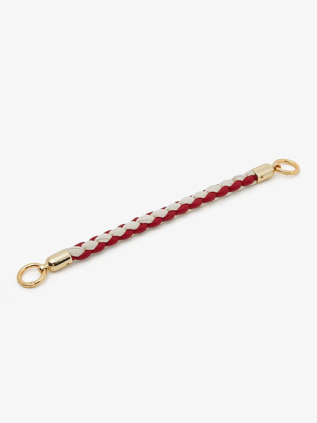 Double Ring Braided Phone Case Wrist Strap