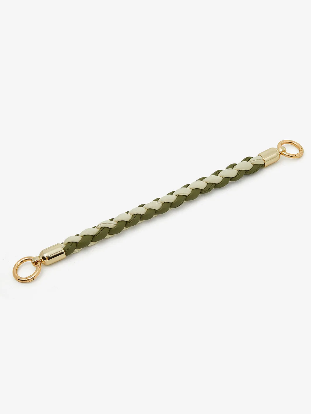 Double Ring Braided Phone Case Wrist Strap