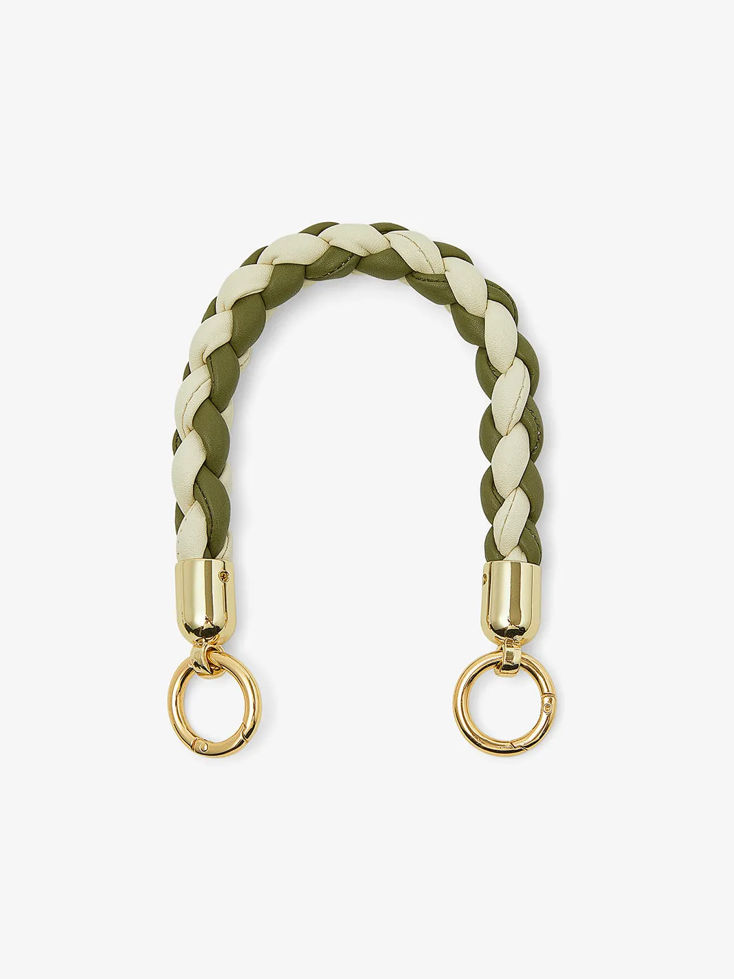 Double Ring Braided Phone Case Wrist Strap