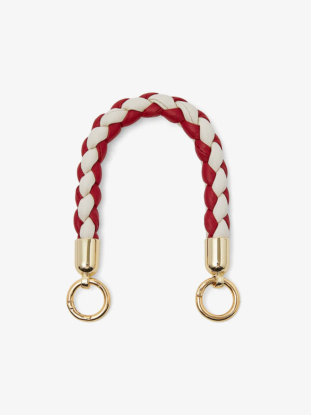 Double Ring Braided Phone Case Wrist Strap