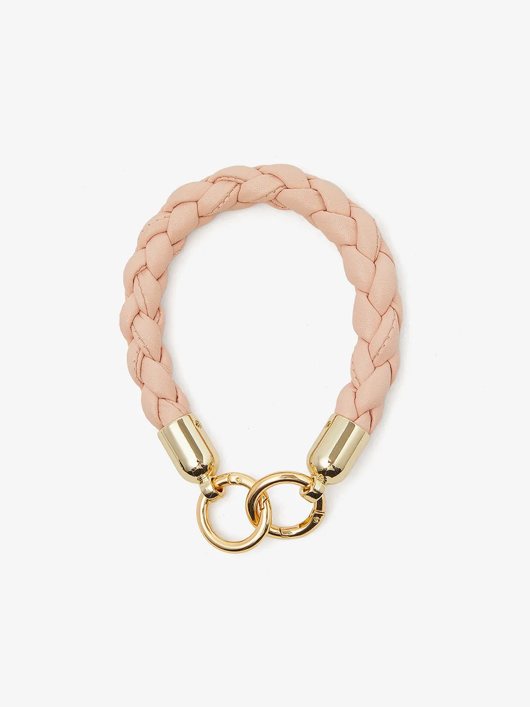 Double Ring Braided Phone Case Wrist Strap