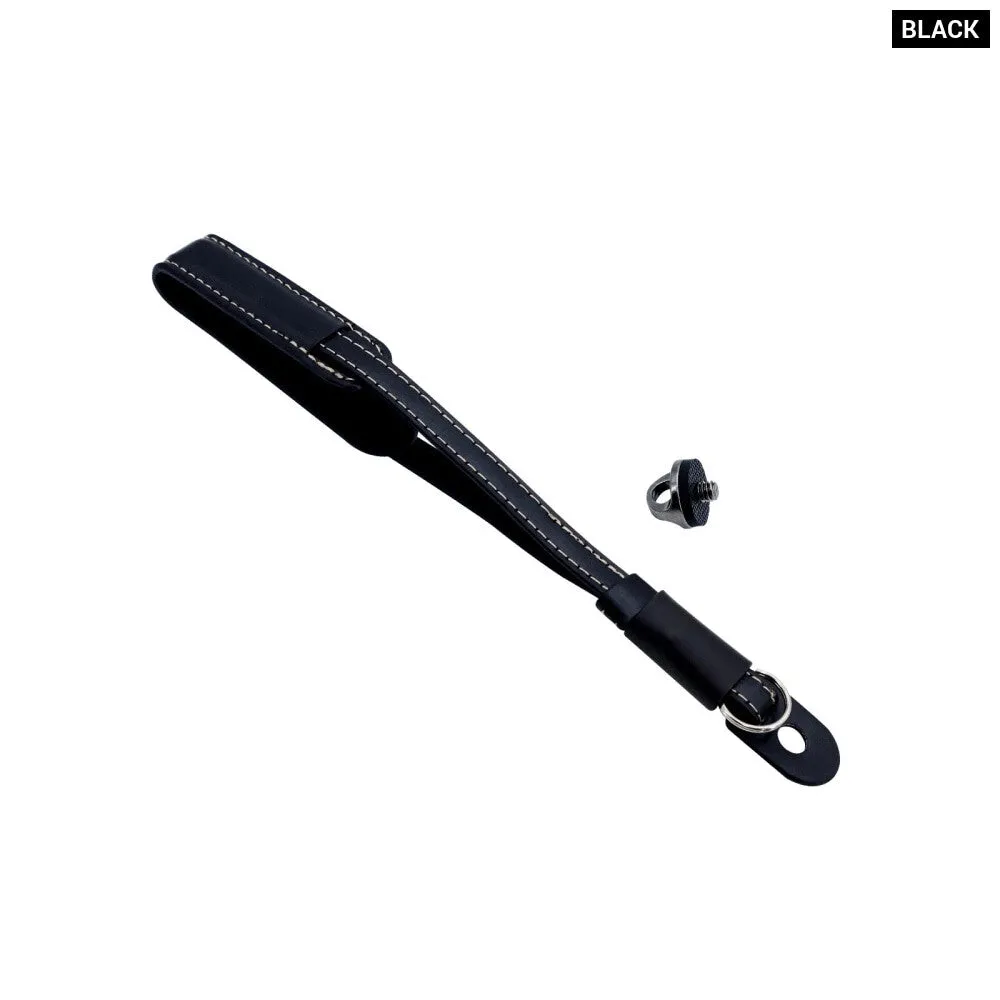 For Dji Pocket 3 Hand Lanyard Handheld with 1/4 Screw Pu Leather Wirst Strap