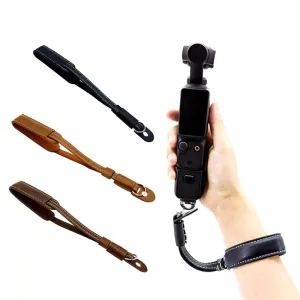 For Dji Pocket 3 Hand Lanyard Handheld with 1/4 Screw Pu Leather Wirst Strap