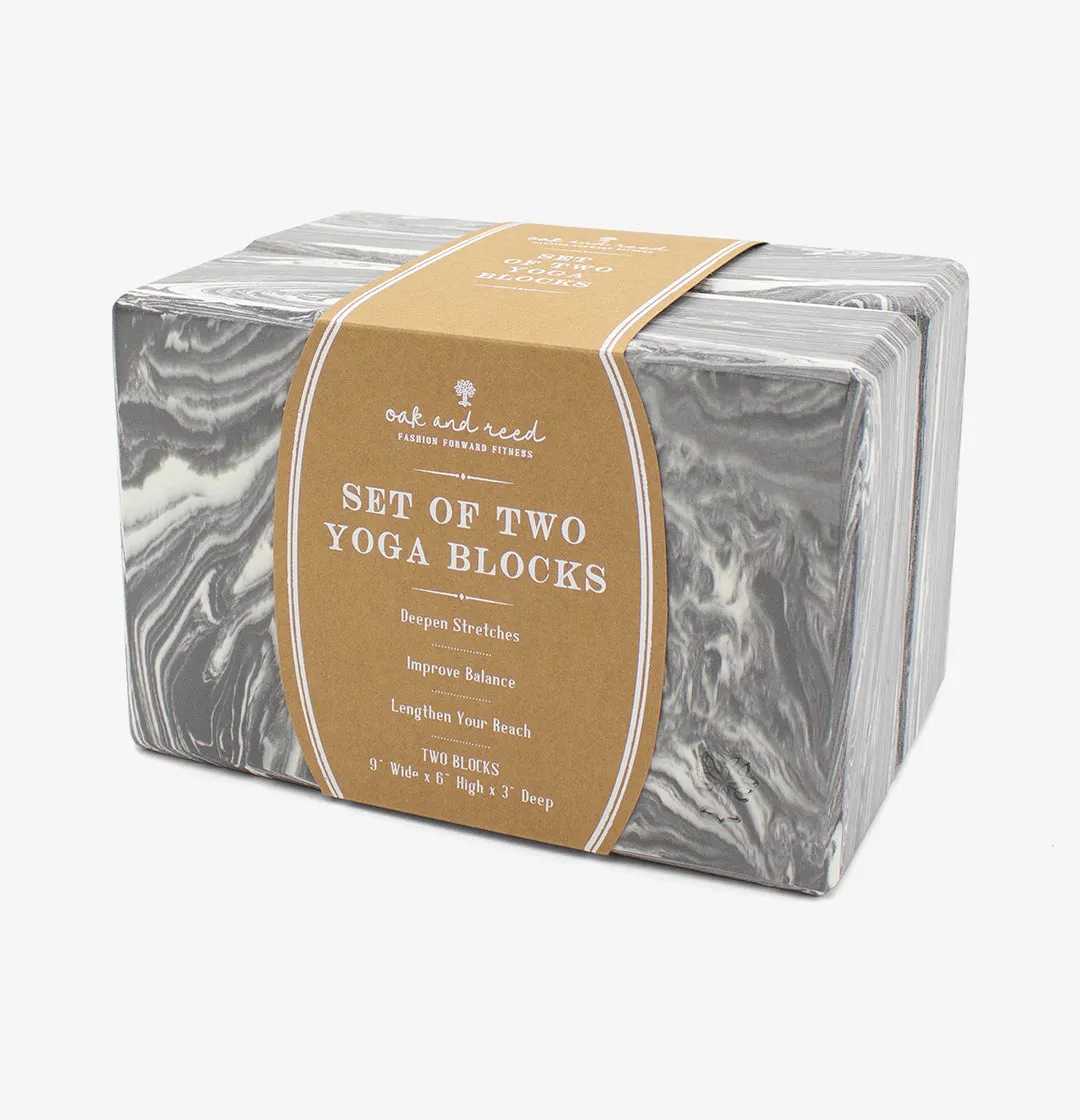 Form   Function Foam Marble Yoga Block Set