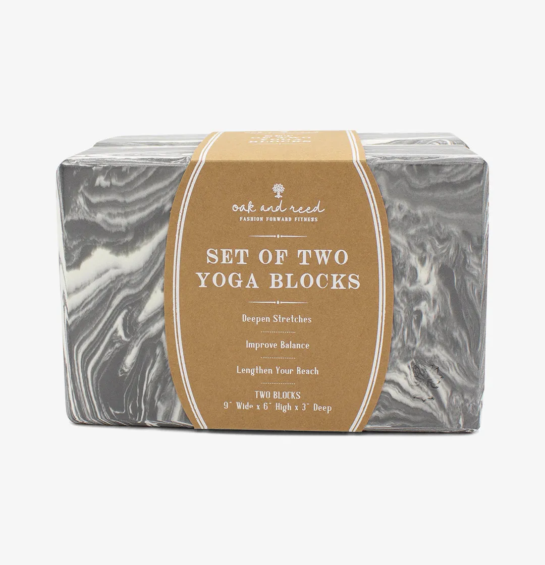 Form   Function Foam Marble Yoga Block Set