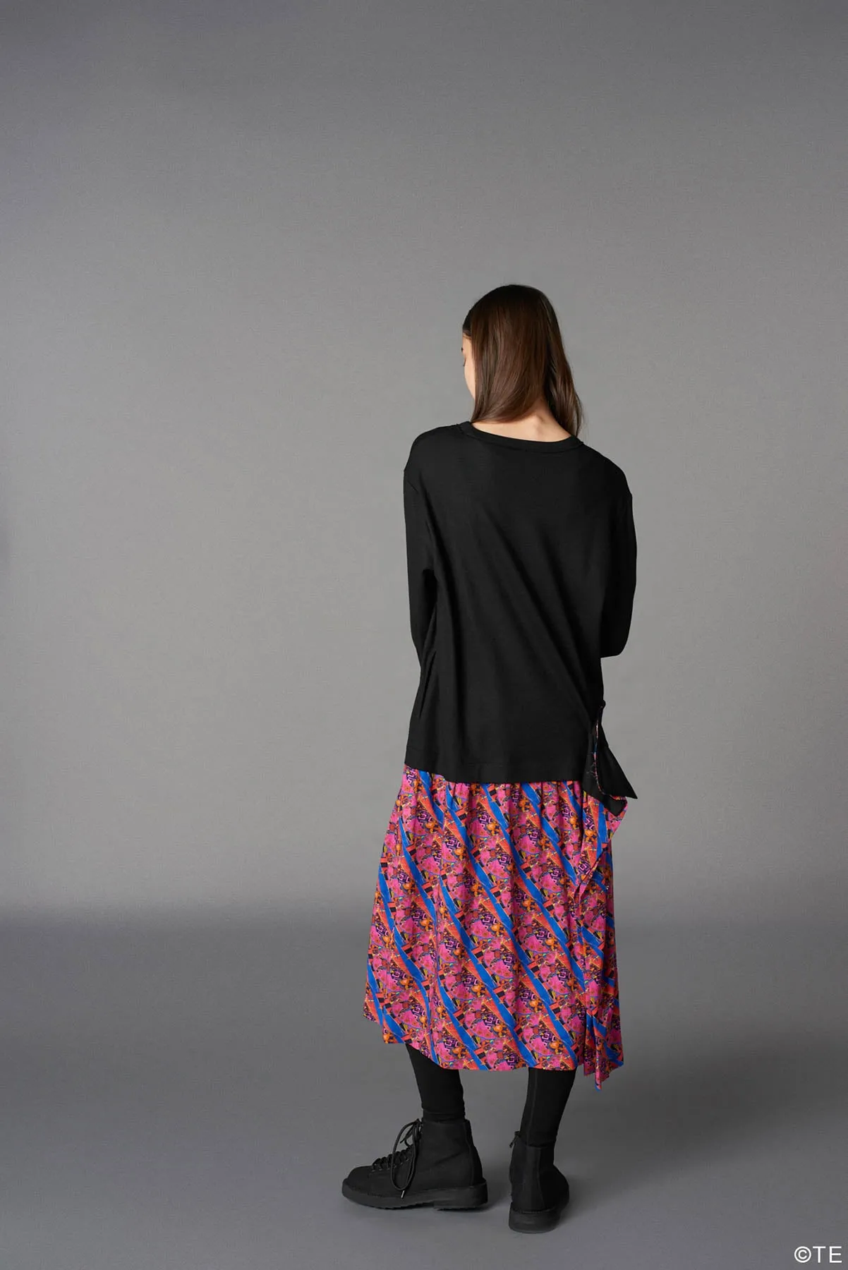 Ground Y  MONONOKE The Movie  Collaborate Collection TENBIN PATTERN RAYON DOCKING DRESS
