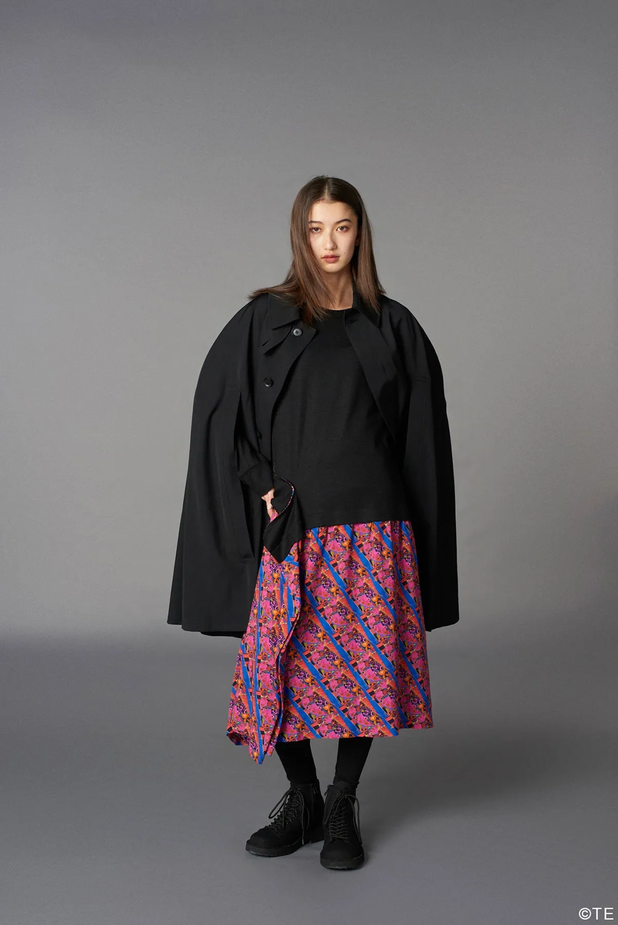 Ground Y  MONONOKE The Movie  Collaborate Collection TENBIN PATTERN RAYON DOCKING DRESS