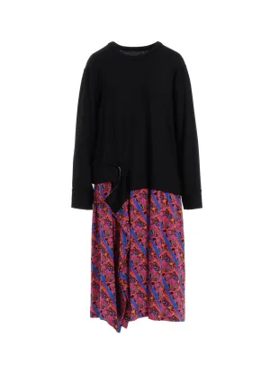 Ground Y  MONONOKE The Movie  Collaborate Collection TENBIN PATTERN RAYON DOCKING DRESS
