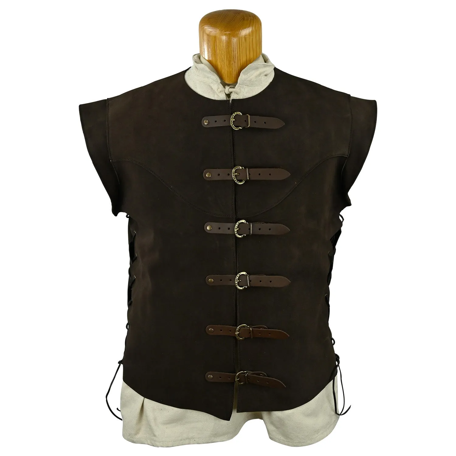 Jules Short Leather Jerkin