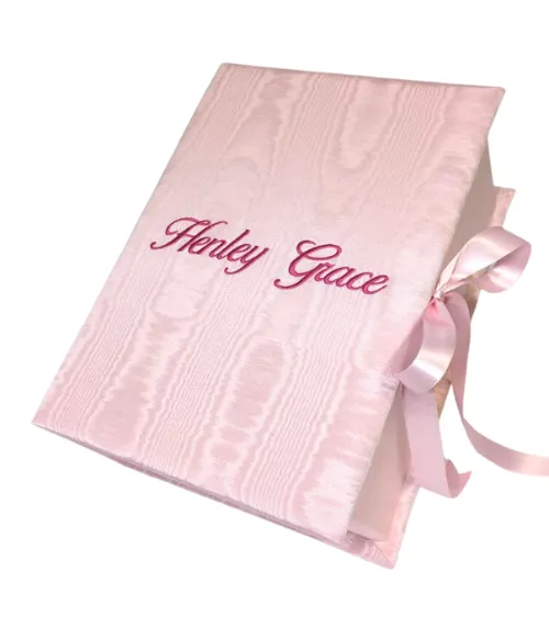Medium Baby Keepsake Box in Baby Moir