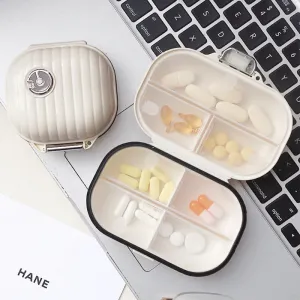 Portable Medicine Pill Organizer Box