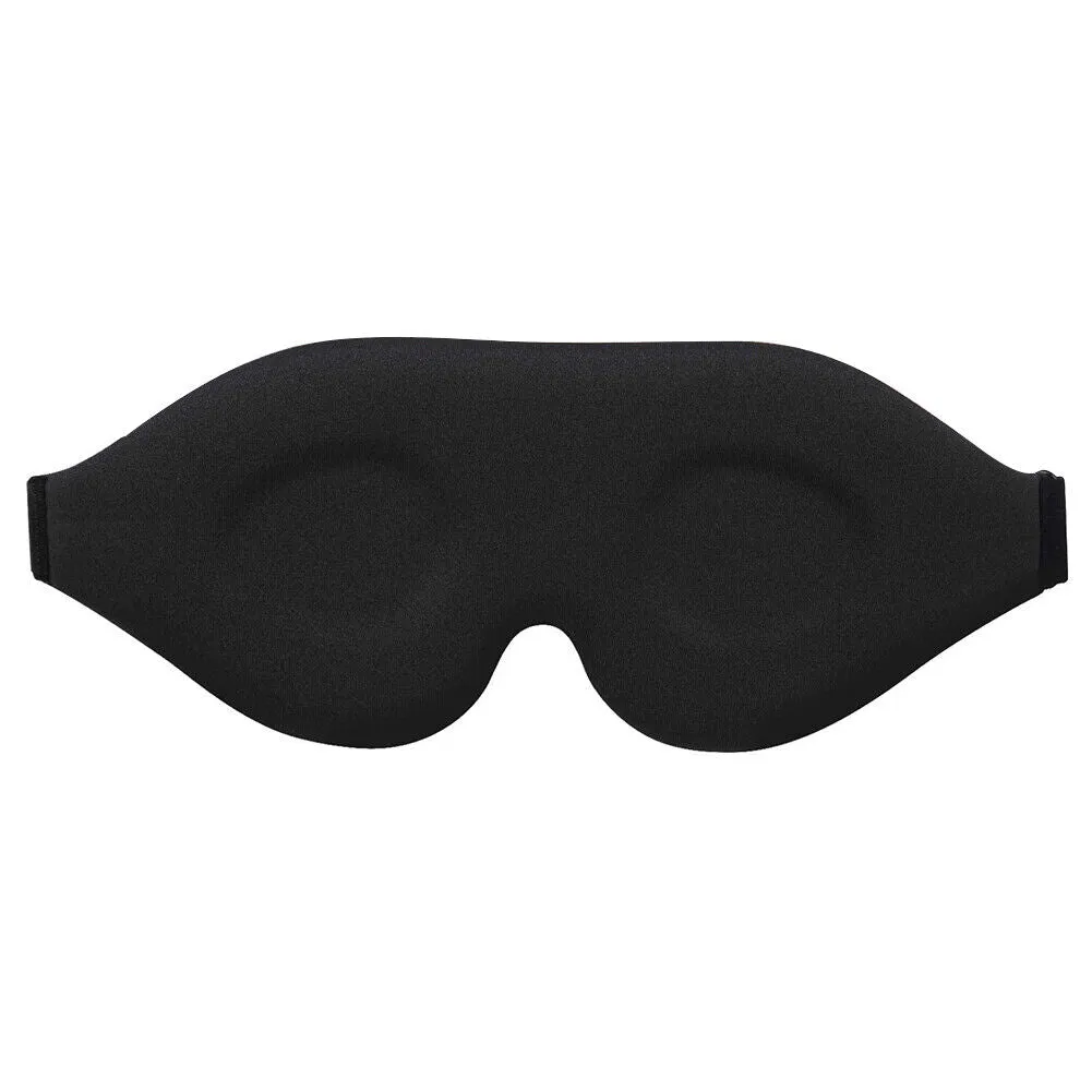 US 2-4 Pc Sleep Eye Mask for Men Women, 3D Contoured Cup Sleeping Mask & Blindfo