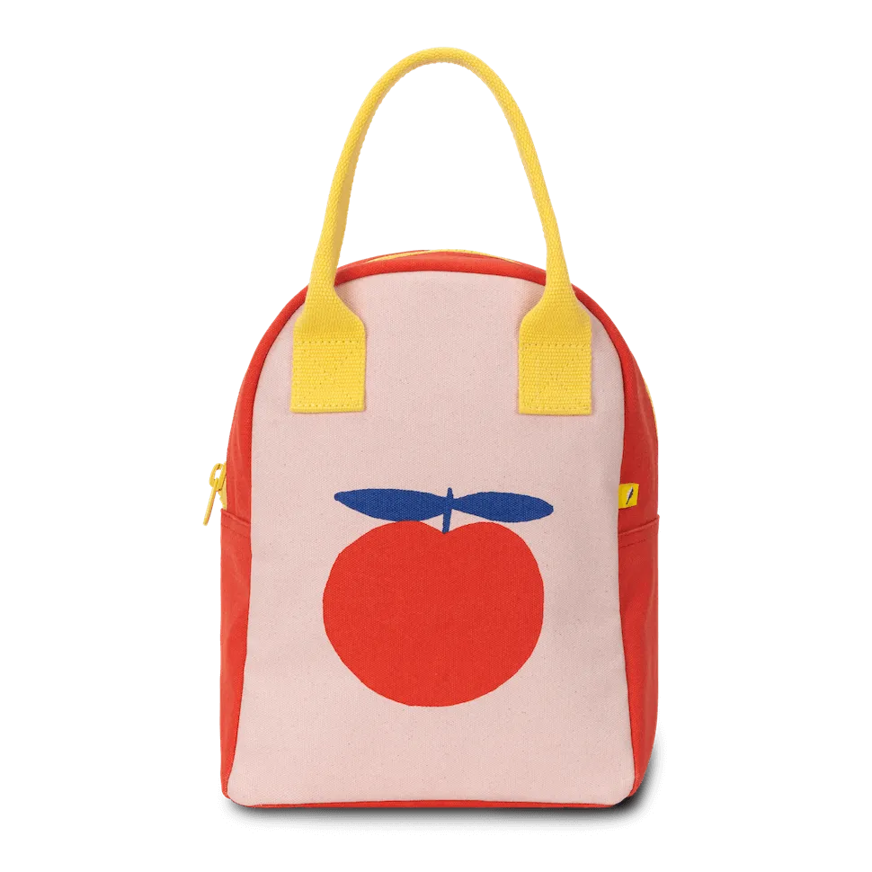 Zipper Lunch Bag - Red Apple by Fluf