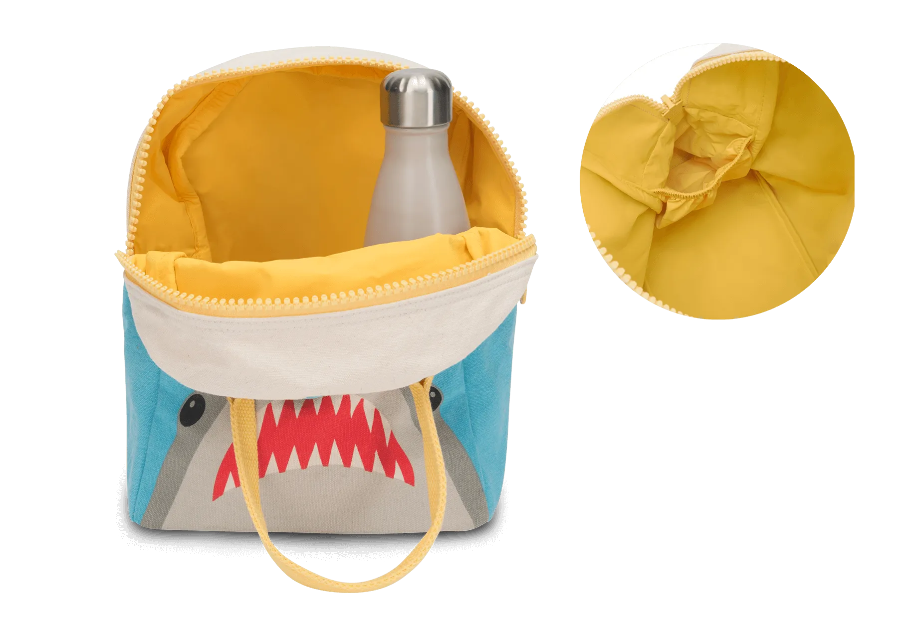Zipper Lunch Bag - Sharks by Fluf